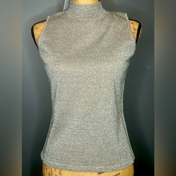 Alfani Tops - Silver Alfani Sleeveless Small/Petite Top